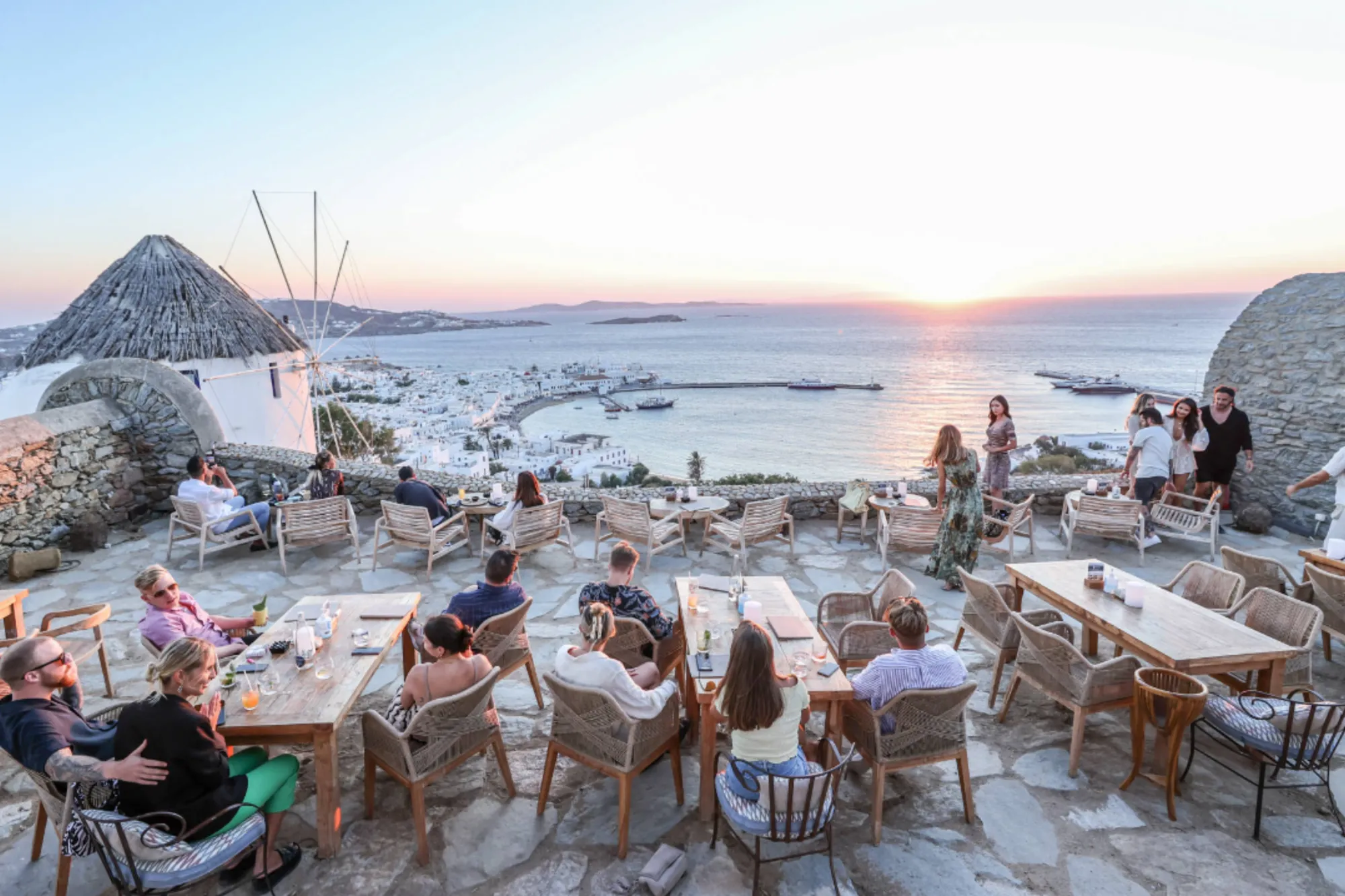 180° Sunset Bar Mykonos Opening